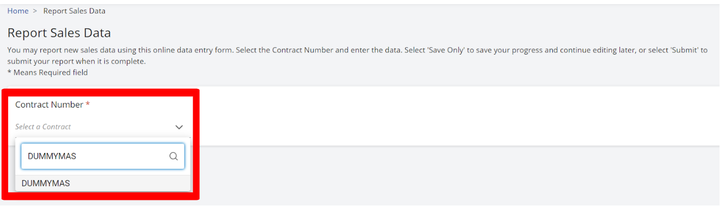 Report data by form entry