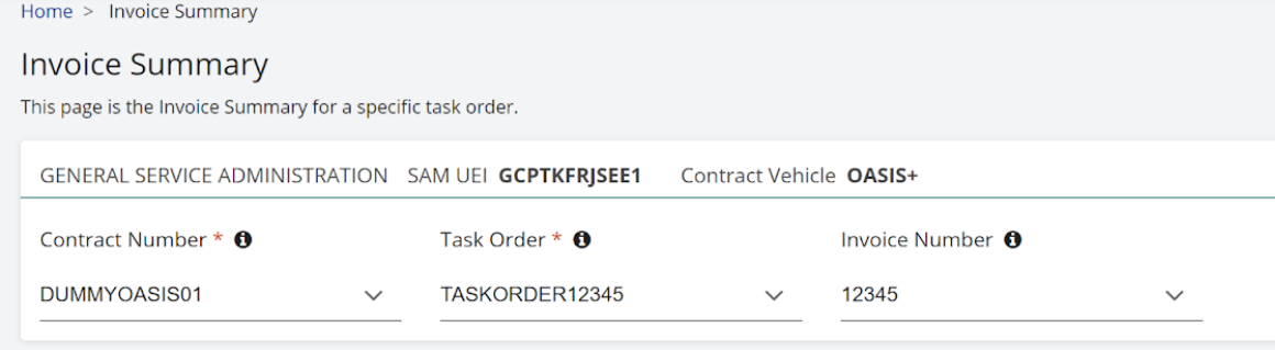 Add New Task Order menu