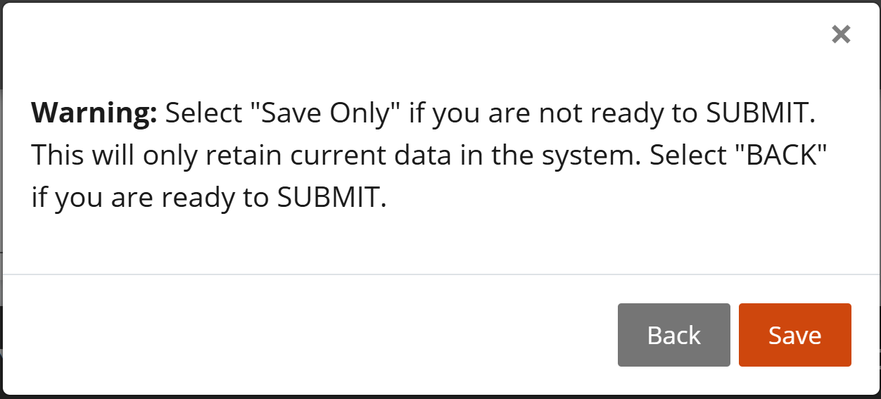 Save dialog